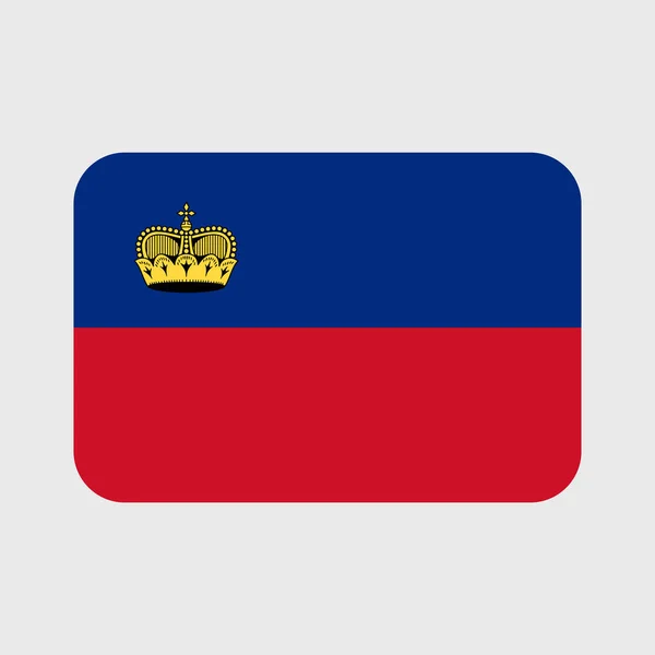 Lichtenštejnská Vlajka Vektorové Ikony Sada Ilustrací Tvaru Srdce Hvězdy Kruhu — Stockový vektor