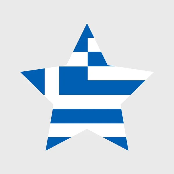 ギリシャの旗ベクトルのアイコンは ハート 地図の形でイラストのセット — ストックベクタ
