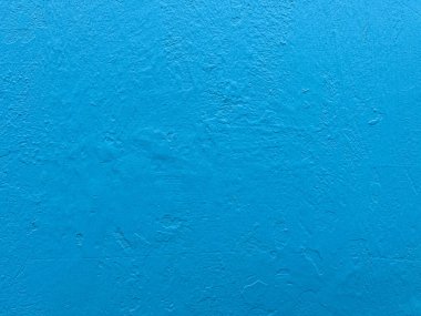 Renkli Döşeme Arkaplanı - Parlak Mavi Stucco Duvarı