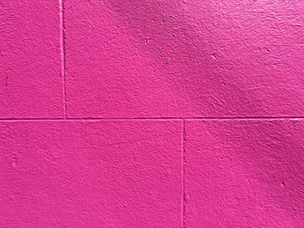 Leuchtend Rosa Block Wand Textur Hintergrund Oaxaca Mexiko — Stockfoto