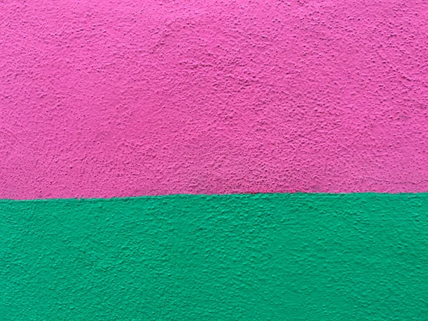 Ярко Розовый Зеленый Окрашенный Фон Текстуры Стен Оахаке Мексика — стоковое фото