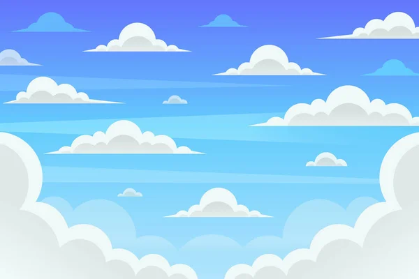 Sky Hintergrund Für Videokonferenzen Vector Illustration — Stockvektor