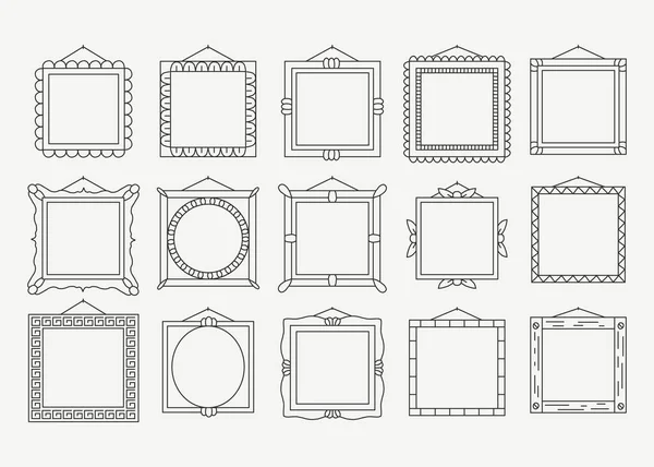 Набір Мальованих Каракулів Рук Векторні Ілюстрації — стоковий вектор