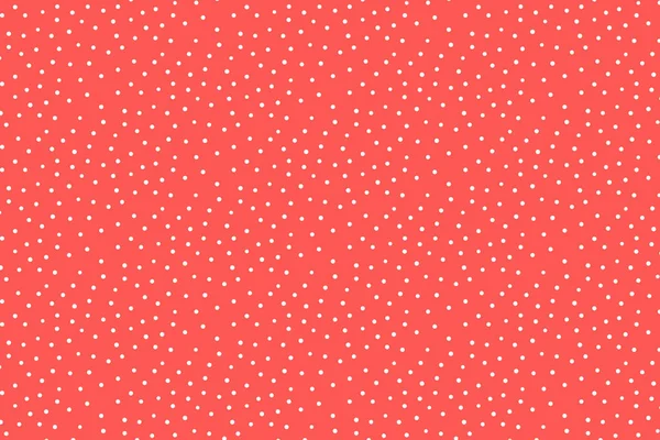 Hand Drawn Red Polka Dot Background Vector Illustration — Vetor de Stock
