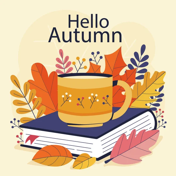 Flat Illustration Autumn Celebration Vector Illustration — Stockvektor
