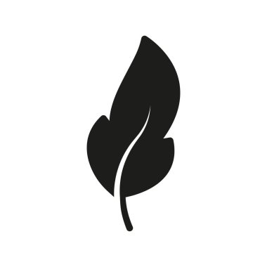 Kuş tüyü glyph piktogram. Kaligrafi için mürekkep Kalemi Siluet Simgesi Yaz. Yumuşak Yumuşak Tüy Siyah Sembol. Hafif Doğal Tüy. Hafif Ağırlık Tüyü. İzole Vektör İllüstrasyonu.