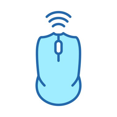 Bilgisayar Fare Rengi Çizgisi Simgesi. PC Kablosuz Araç Doğrusal Pictogram. İmleç İşaretleyici Kaydırma, Tıklama Özet Sembolü. Kablosuz Teknoloji Bilgisayar Ekipmanı. Düzenlenebilir Vuruş. İzole Vektör İllüstrasyonu.