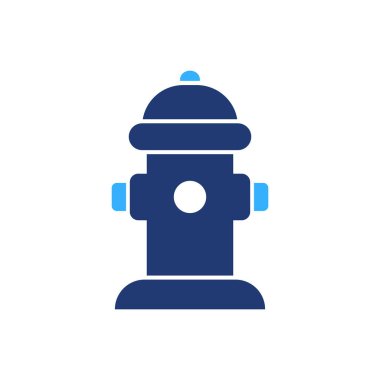 Fire Hydrant Silhouette Icon. Fire Extinguishing Hydrant Color Icon. Isolated Vector Illustration.