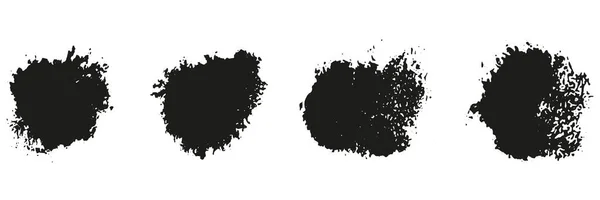 Набір Чорнильних Плагінів Малювати Пензлем Розпилювач Колекція Текстури Плями Розділити — стоковий вектор