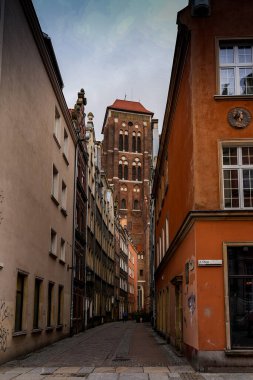 Dluga Caddesi, kule, tarihi bina, Gdansk (Danzing), Polonya,