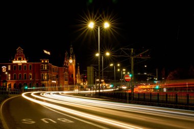 Gdansk 'taki Dluga caddesindeki kasaba evi. Polonya