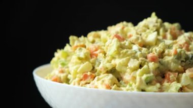 Olivier russian salad - a classic recipe with mayonnaise, an incredible taste, homemade recipe