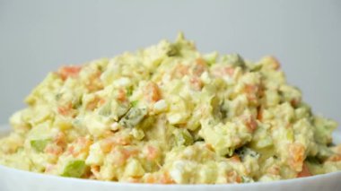 Olivier russian salad - a classic recipe with mayonnaise, an incredible taste, homemade recipe