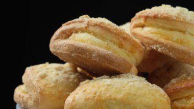 Sochnik cake with cottage cheese - pastry made from dough with cottage cheese filling, a dish of national russian cuisine