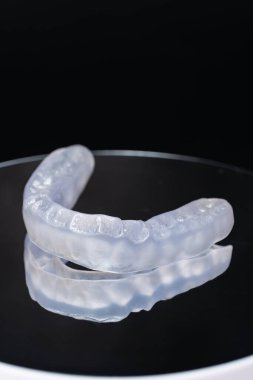 Dental mouthguard, splint for the treatment of dysfunction of the temporomandibular joints, bruxism, malocclusion, to relax the muscles of the jaw