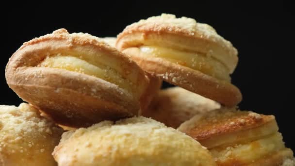 Sochnik Cake Cottage Cheese Pastry Made Dough Cottage Cheese Filling — Video Stock