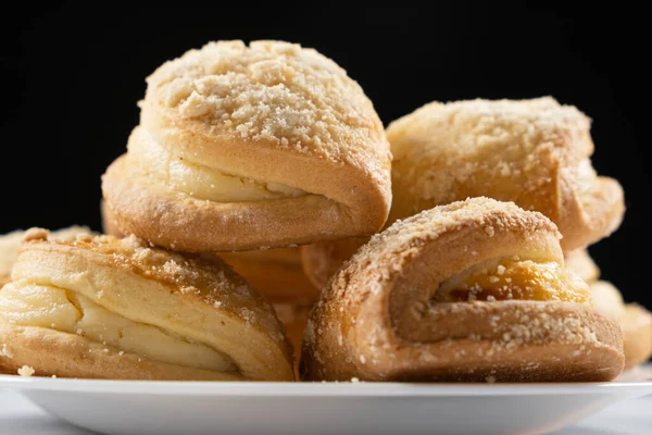 Sochnik cake with cottage cheese - pastry made from dough with cottage cheese filling, a dish of national russian cuisine