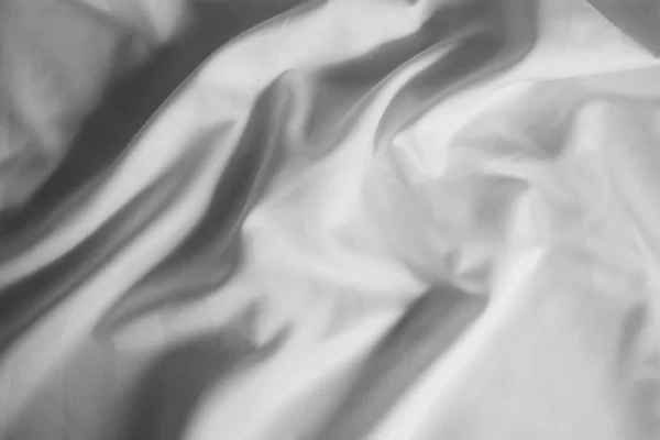 Light Grey Abstract Background Satin Texture Wavy Fabric Folds — Stock Photo, Image