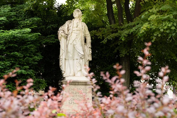 克里斯多夫 威廉博尔德 格鲁克纪念碑 2023年6月5日 奥地利维也纳 — 图库照片