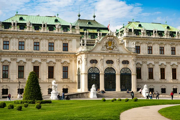 Palacio Del Belvedere Barroco Viena Mayo 2023 Austria Viena — Foto de Stock