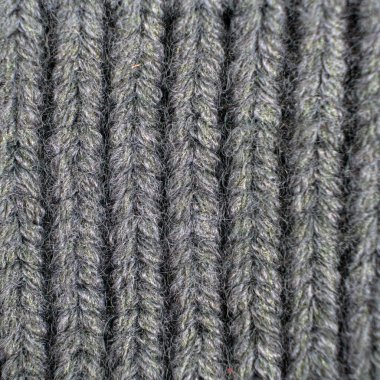 Sentetik akrilik kumaşın deseni ve dokusu yakın çekim makrosu