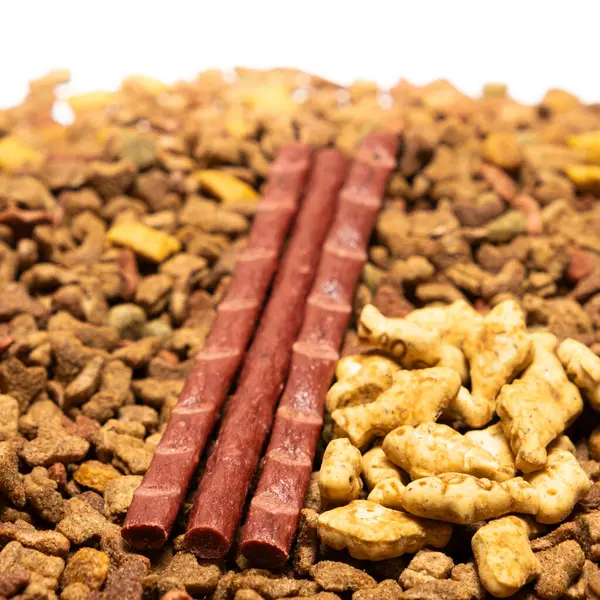 Treats for cats meat sticks sausages and catnip cookies