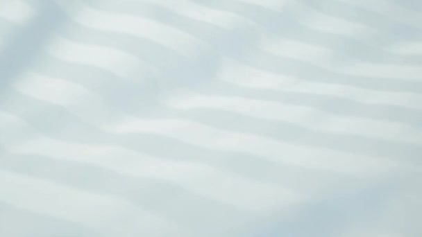 Красивий Рухомий Фон Світлого Кольору Хвилі Тканині — стокове відео