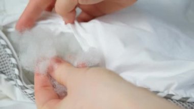 Holofiber sentetik yastık doldurucu.