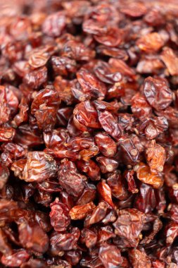 Macro Dried Red Barberry Spice Close-Up clipart