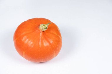 Beyaz Arkaplanda Hokkaido Balkabağı, Metin için Yer, Boşluğu Kopyala