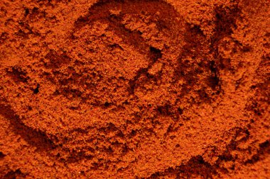 Kırmızı Pişirme Arkaplan Baharatı Paprika, Üst Görünüm, Metin İçin Yer.