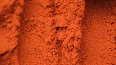 Paprika Baharat dokusu, Yemek Pişirme Arkaplanı, Üst Görünüm.