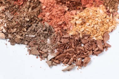 Göz farının farklı tonlarının makro dokusu.