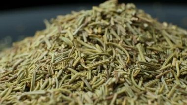 Makro Doku Baharat Baharatlar Kurutulmuş Biberiye.