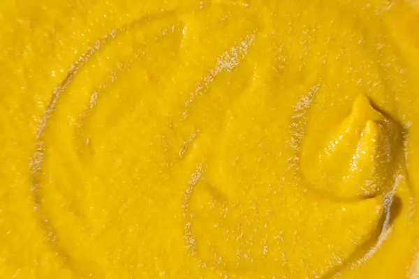 stock image Macro Texture Mustard Sauce, Natural Traditional Spicy Mustard Sauce