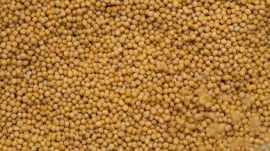 Hardal taneleri üstten alta doğru akıyor..