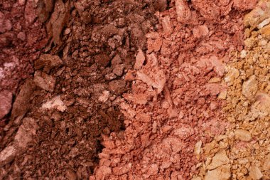 Üst görünümün farklı gölgelerinin makro dokusu.