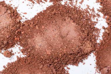 Beyaz arka planda dağınık göz farı. Göz farı dokusu.