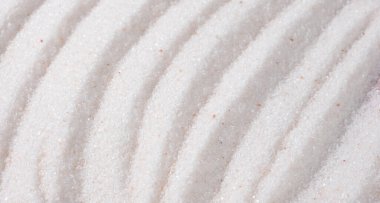 Himalaya pembe tuz dokusu üst görünümü.