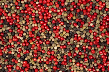 Renkli karabiber karışımının arkaplan görüntüsü.