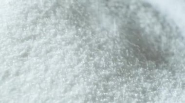 Beyaz İnce Yerli Kaya Tuzu Yavaş Hareketli Makro