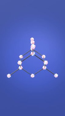 Kristal Elmas Kafes 3 boyutlu Canlandırma