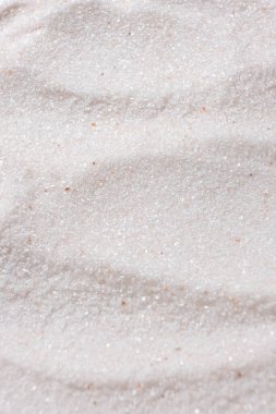 Doğal Himalaya Pembe Tuz İnce Zemin Üst Görünüm Soyut Doku Dikey Arkaplan.