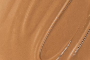 Süt Eritilmiş Çikolata Dokusu, Üst Görünüm Makro.