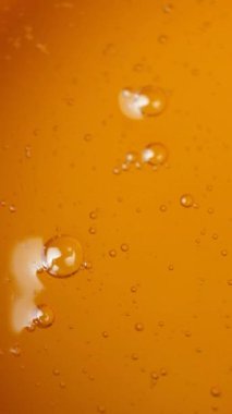 Doğal İşlenmemiş Sebze Yağı, Yağ Kabarcıkları, Dikey Yavaş Hareket