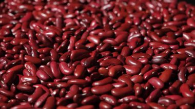 Parlak Kırmızı Böbrek 'in Yakın Çekimi Organik Yemekler.