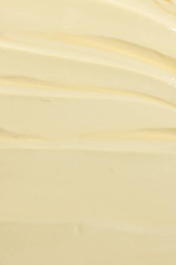Kremalı Mayonez Doku Soyut Mutfak Arkaplanı.