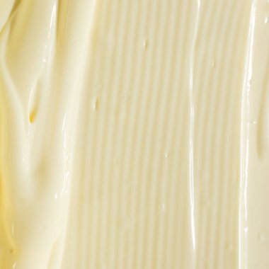 Kremalı Mayonez Doku Soyut Mutfak Arkaplanı.