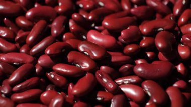 Parlak Kırmızı Böbrek 'in Yakın Çekimi Organik Yemekler.