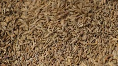 Pişirme ve Baharat Dökme Yavaş Hareketi için Organik Kimyon Tohumları.